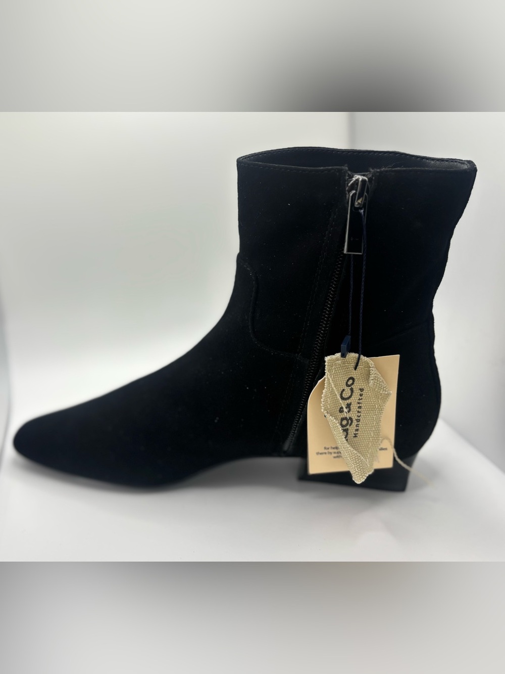 Rag & Company Hakra Women’s Suede Black Ankle Boots Size 5